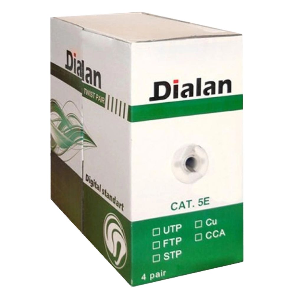 dialan utp сat.5е 4pr cu pe outdoor 305 м кабель
