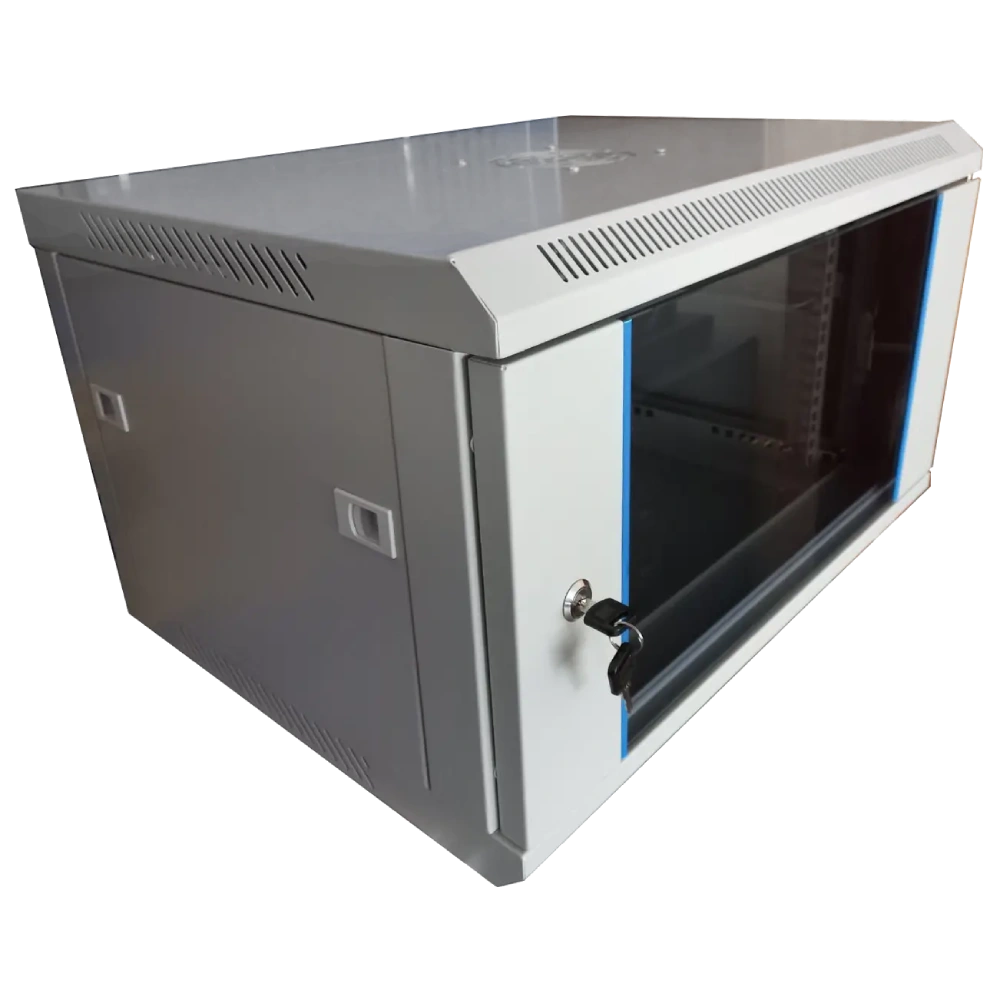 hypernet wmnc-6u-flat-ac шафа коммутаційна настінна 6u 600x450 розбірна