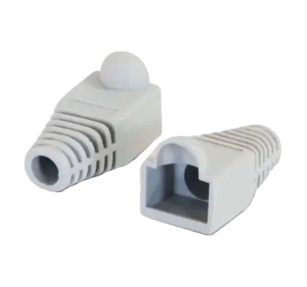 hypernet bc-45 ізолюючий ковпачок rj-45 сірий, упаковка 100шт