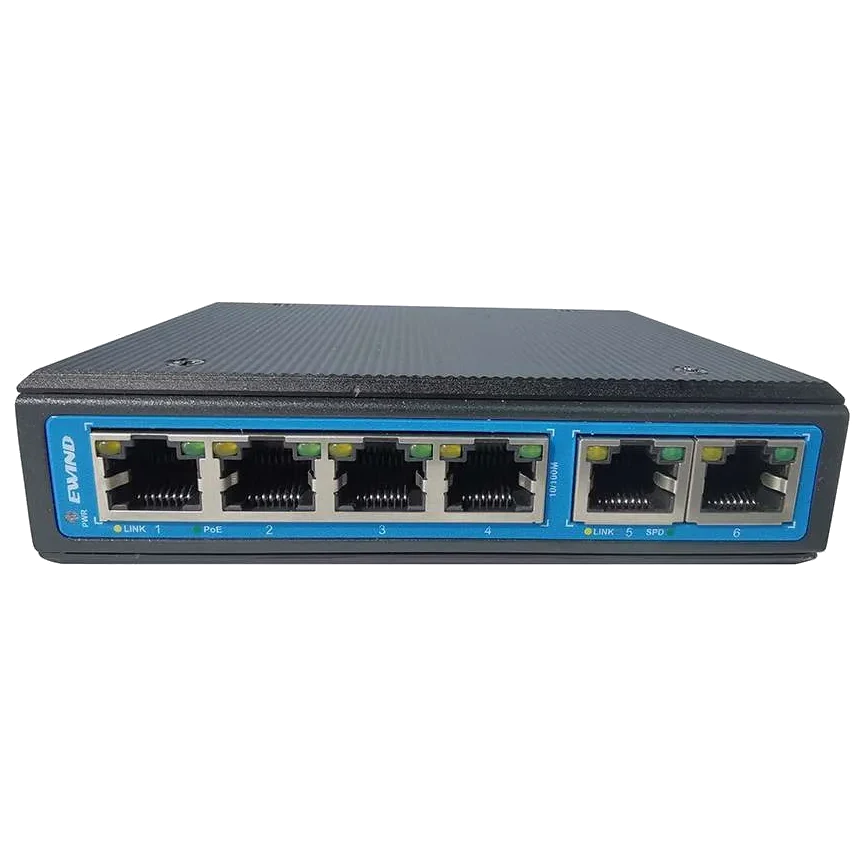 ewind ew-pis1706fe комутатор 6 портів некерований