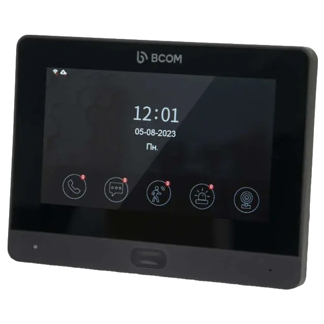 bcom bd-760fhd/t black відеодомофон