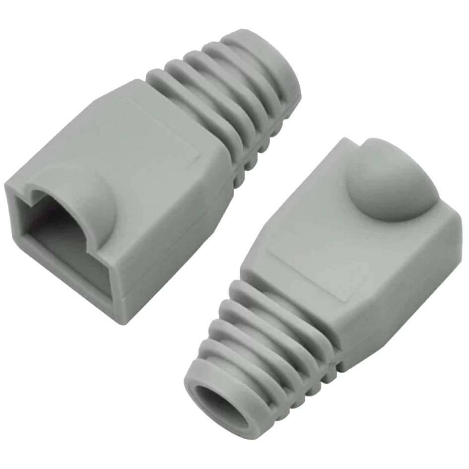 rj45 (100 шт) ковпачок сірий