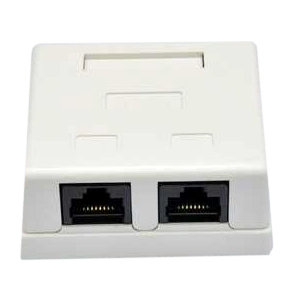 epnew 2хutp, кат. 6, rj45 розетка зовнішня