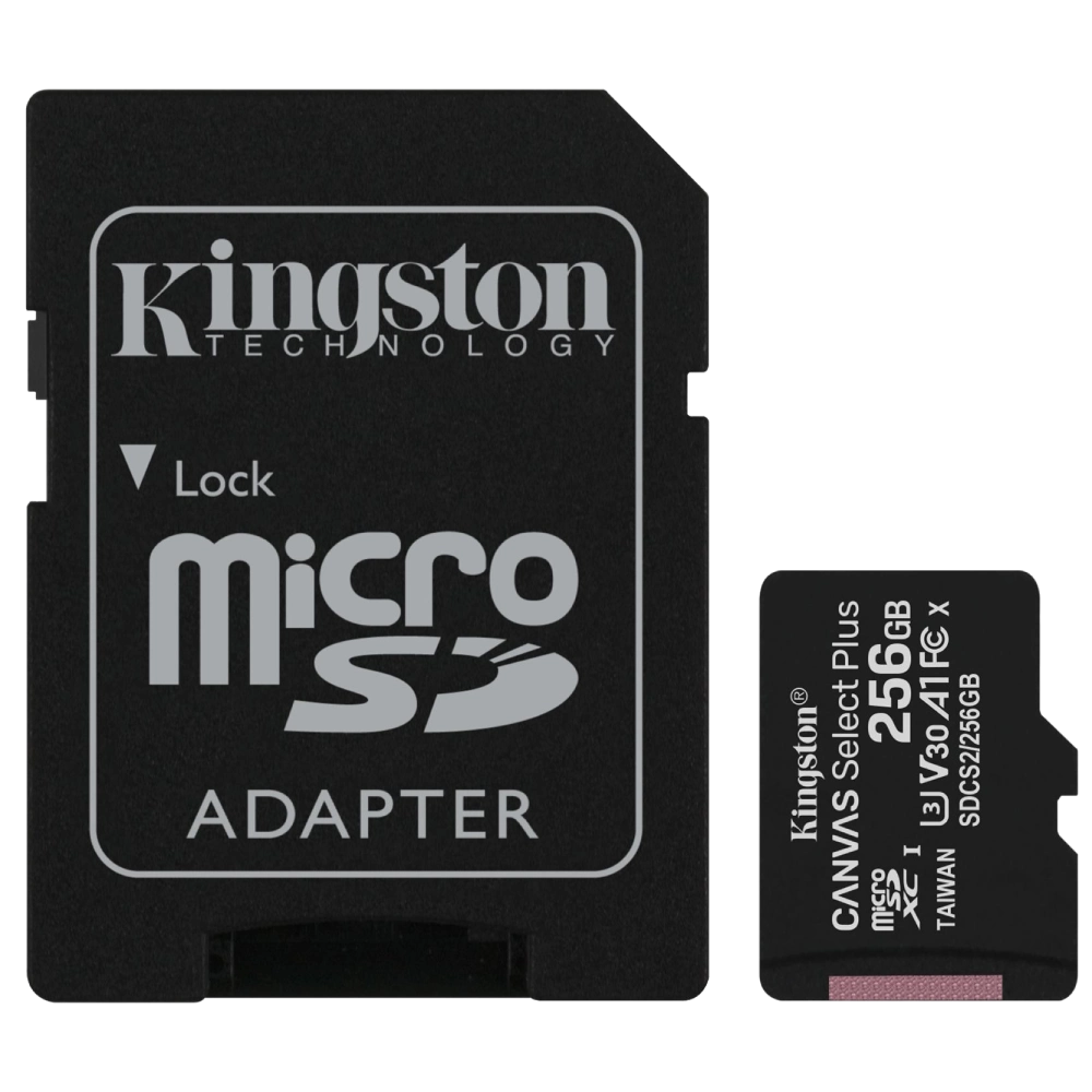 kingston 256гб карта пам’яті microsdxc