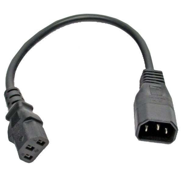 kingda с13-c14, 0.3 м, 0.75 мм2 шнур живлення