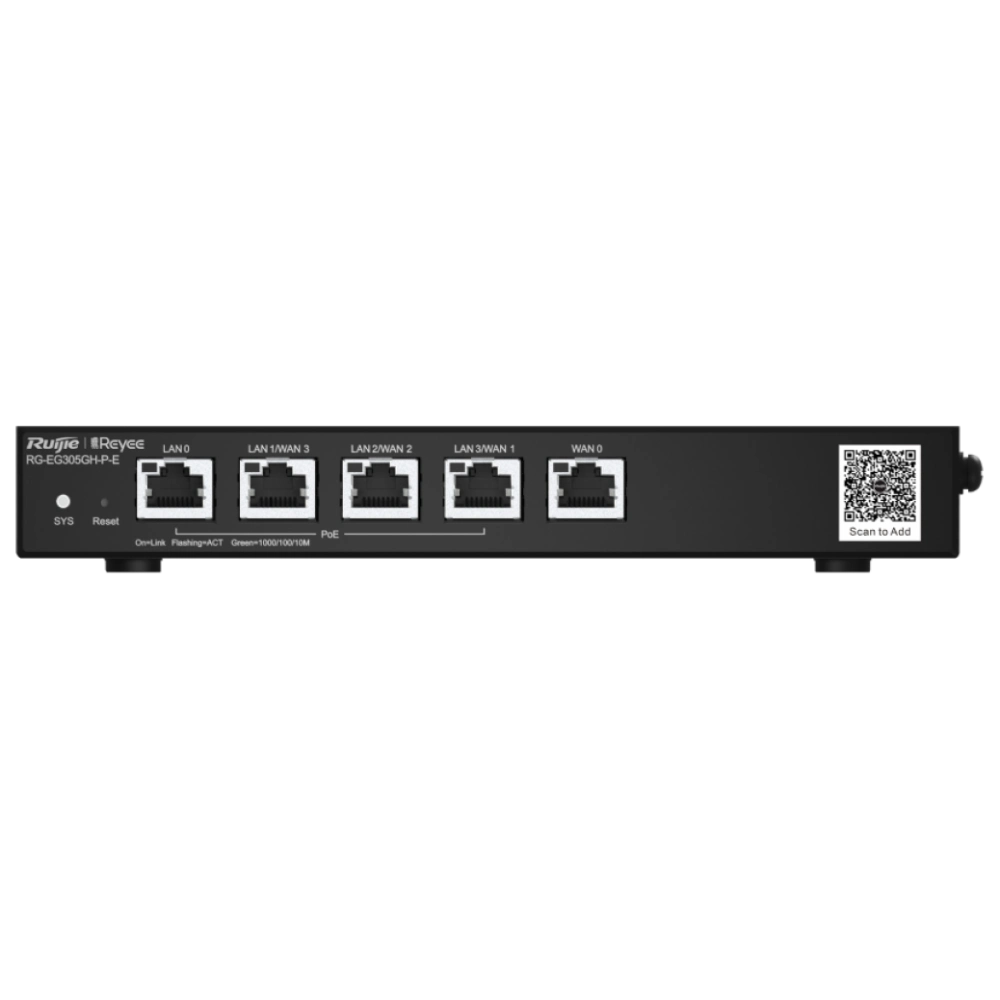 ruijie reyee rg-eg305gh-p-e poe з хмарним керуванням маршрутизатор