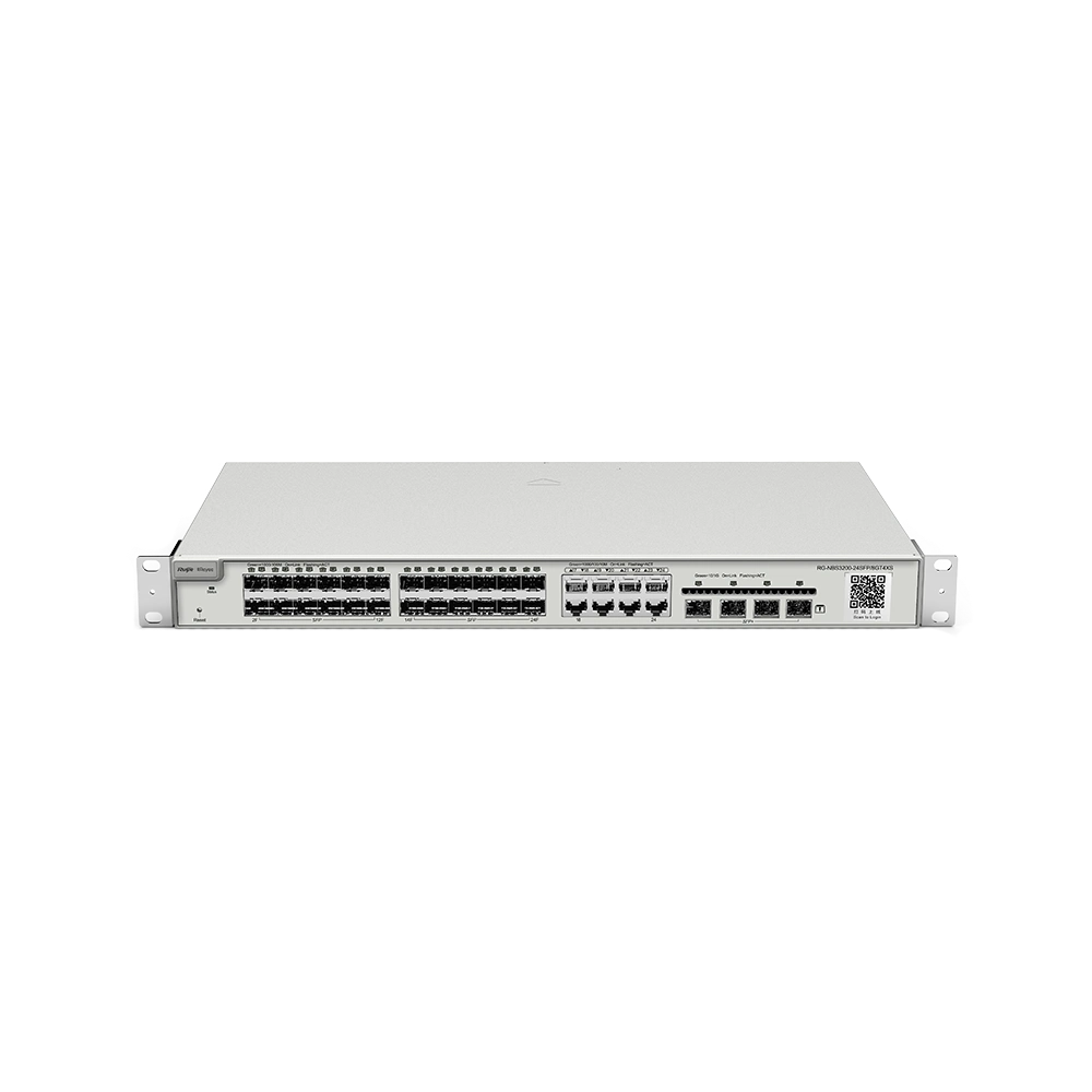 ruijie rg-nbs3200-24sfp/8gt4xs l2+ 10g комутатор 24 порти керований