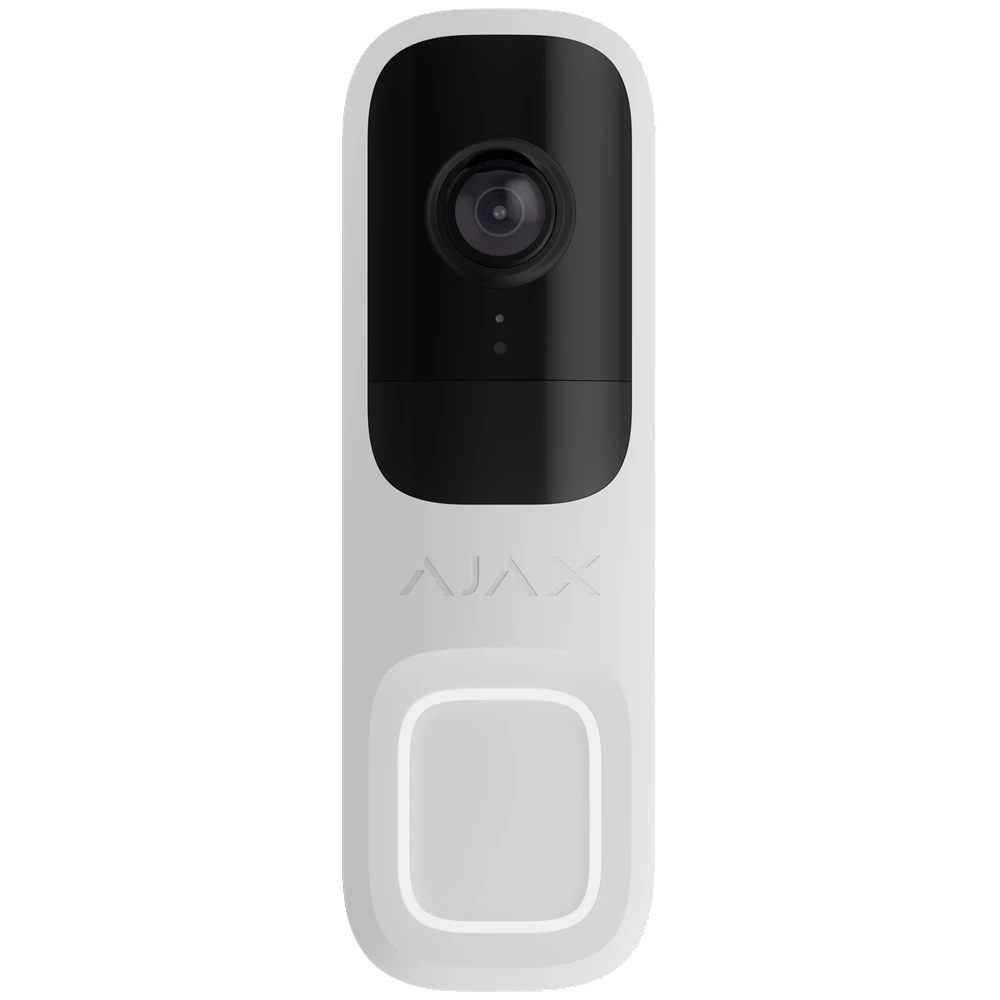 ajax doorbell white ral 9003 відеодзвінок