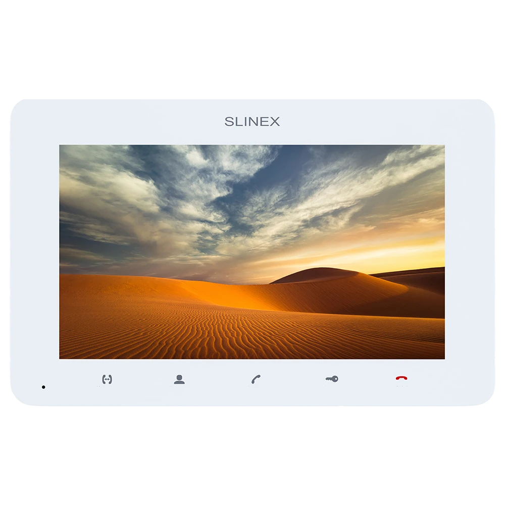 sm-07mhd 7”дюймів (white) відеодомофон slinex