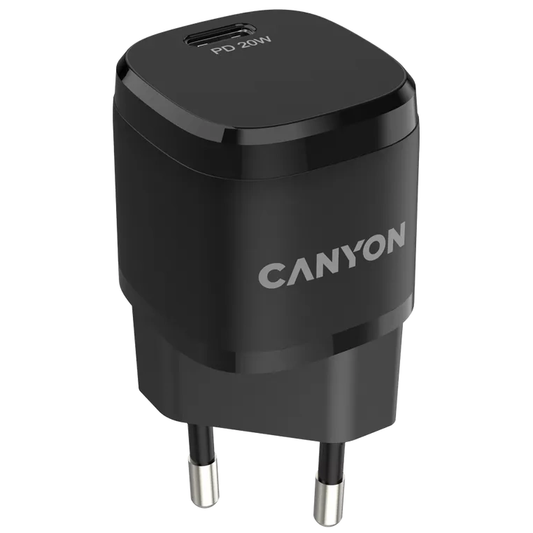 canyon h-08 black (pd 20w) мережевий зарядний пристрiй
