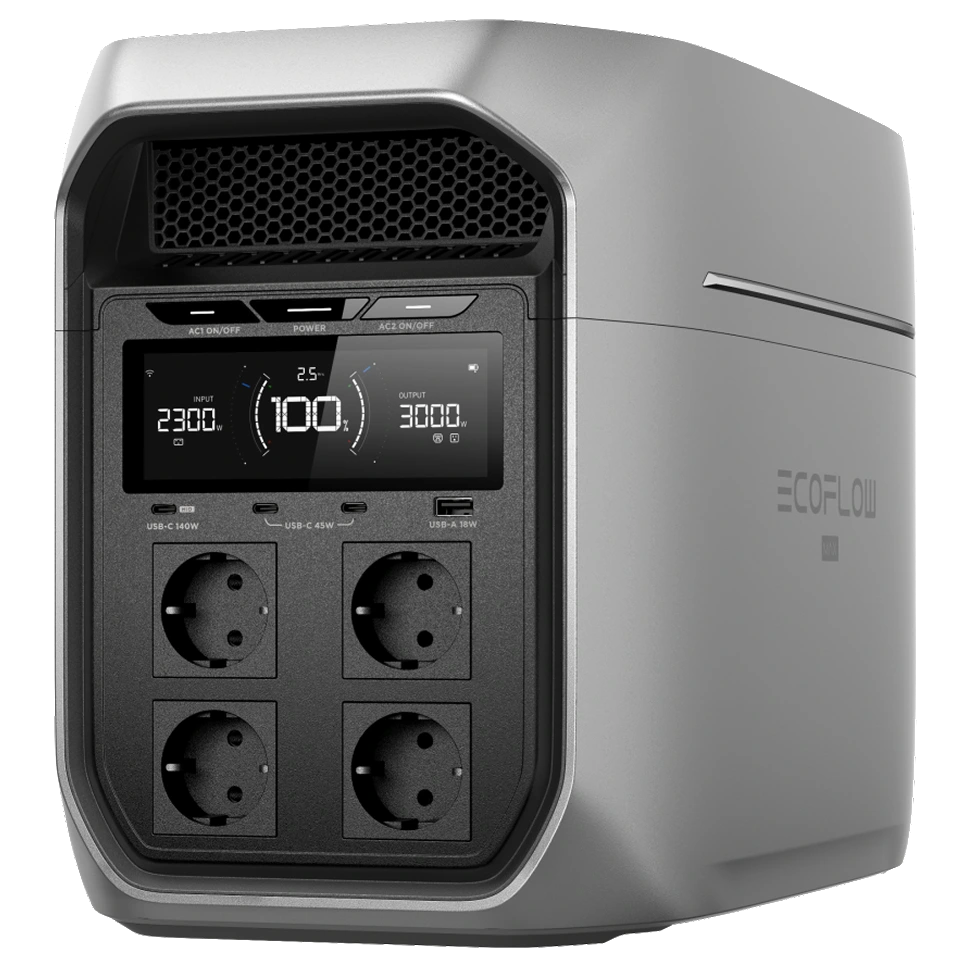 ecoflow delta 3 max plus 2048 вт·г портативна зарядна станція