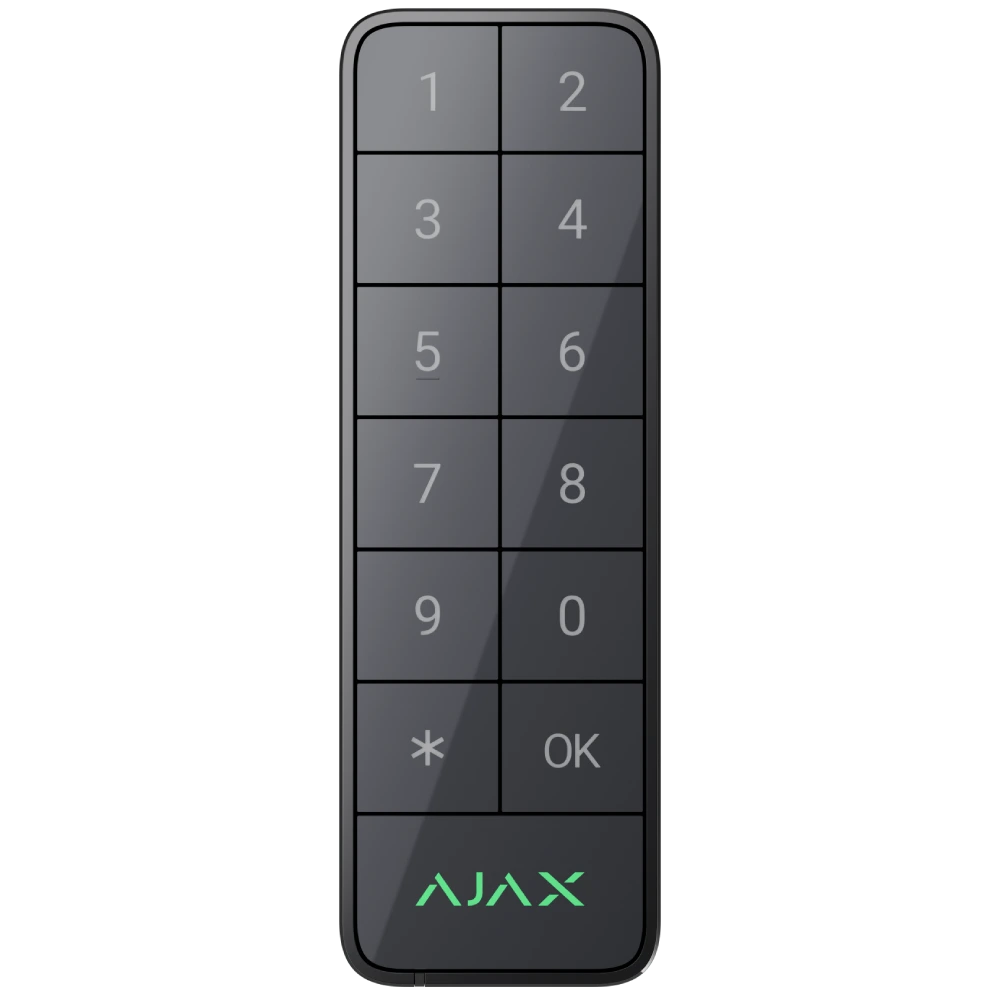 дротова клавіатура ajax superior keypad outdoor graphite fibra