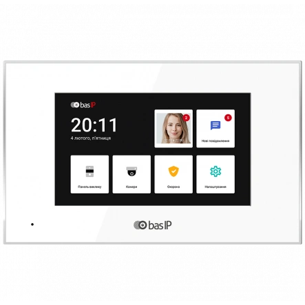 bas-ip aq-07ll (white) відеодомофон
