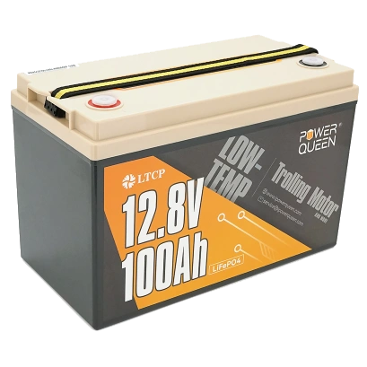 power queen lifepo4 12v 100ah low-temp акумуляторна батарея