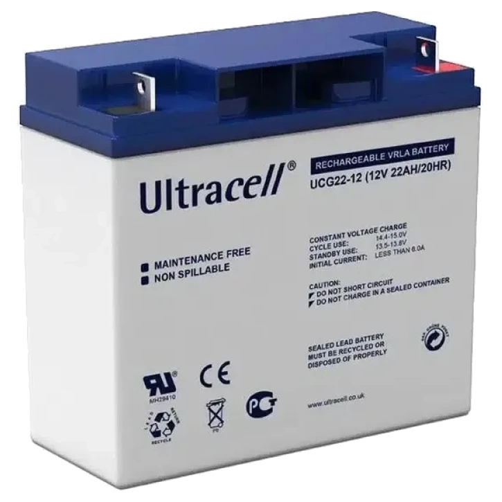 ultracell ucg22-12 12v/22ah акумуляторна батарея
