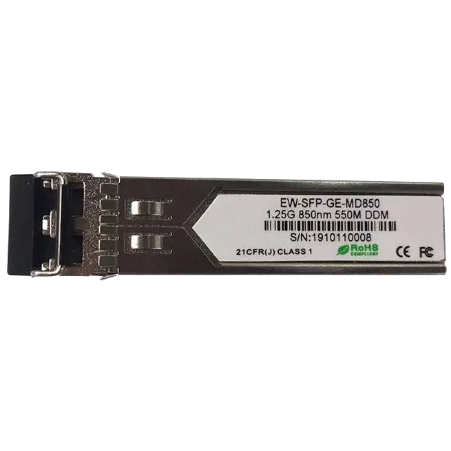 ewind ew-sfp-ge-md850 155m, multi-mode dual fiber, 850nm, 550meter, lc connector модуль sfp