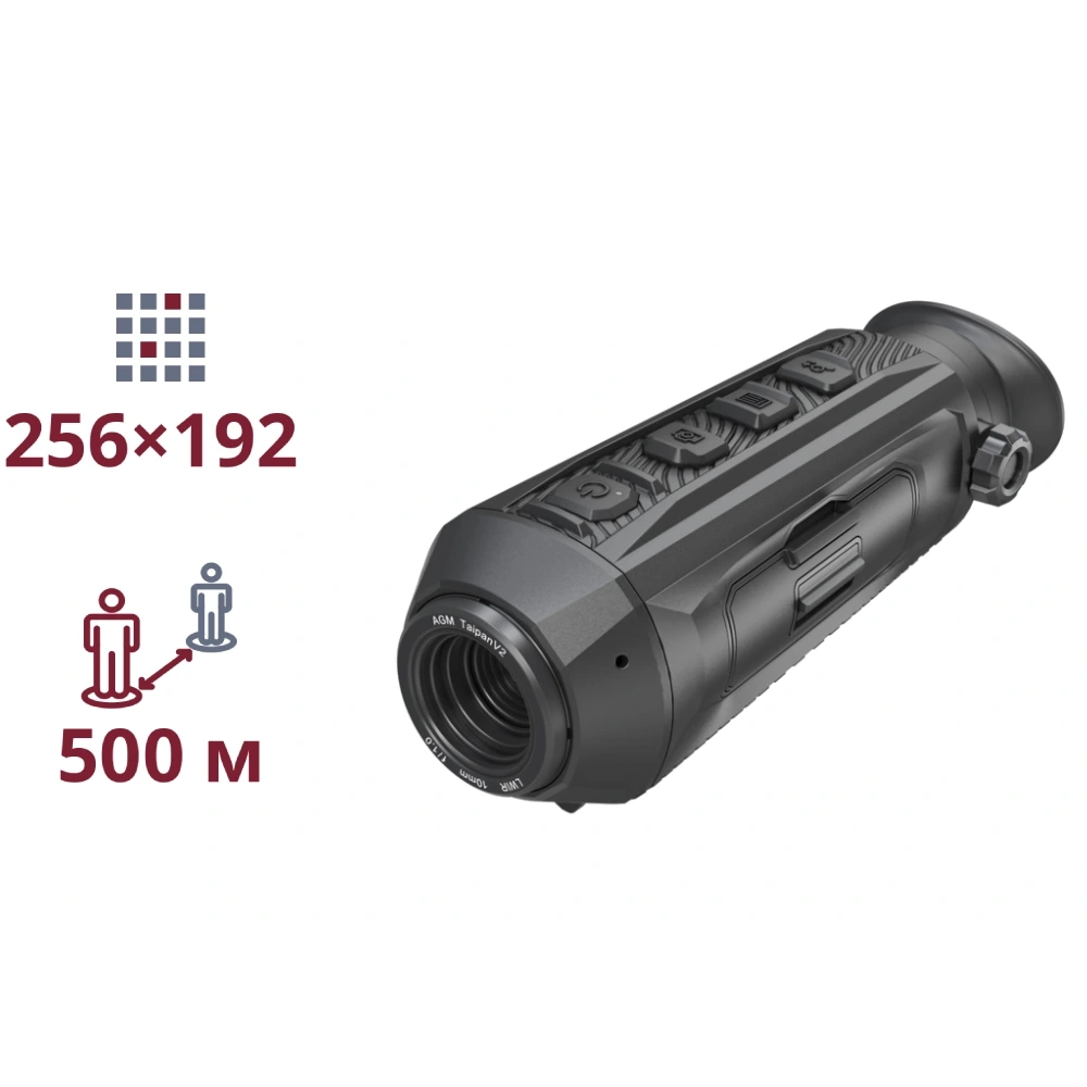 agm taipanv2 10-256 тепловізійний монокуляр