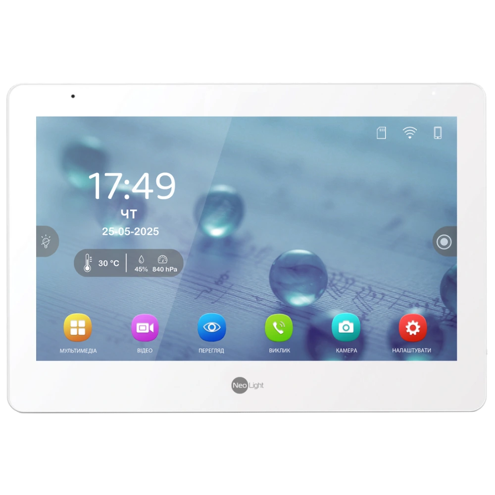 mezzo hybrid white відеодомофон neolight