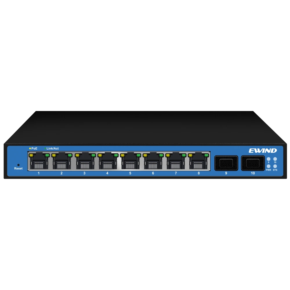 ewind ew-s2910sm-dp poe комутатор 10 портів керований