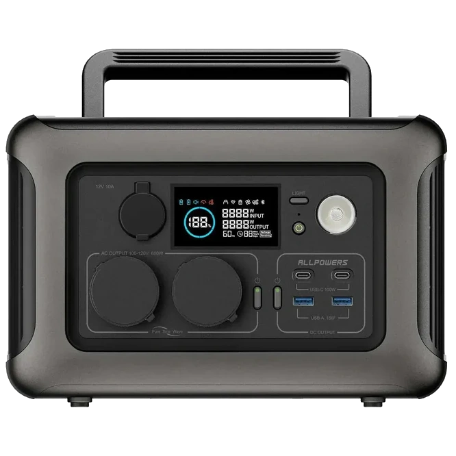 allpowers r600 299 вт·г 600 вт портативна зарядна станція