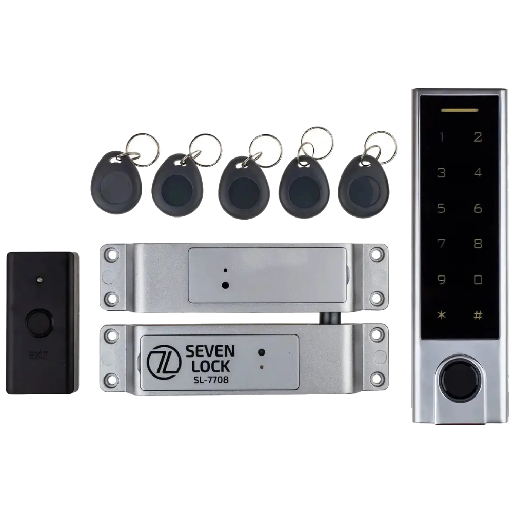 seven lock sl-7708f бездротовий біометричний комплект контролю доступу