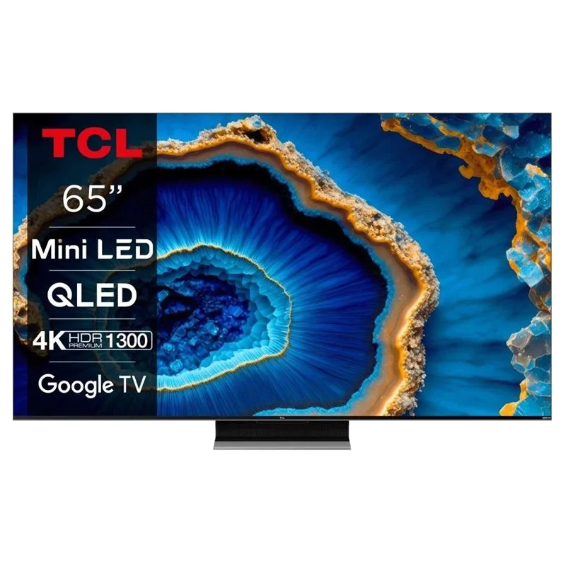 tcl 65mqled80 miniled 4k 144hz smart google tv titan onkyo телевізор