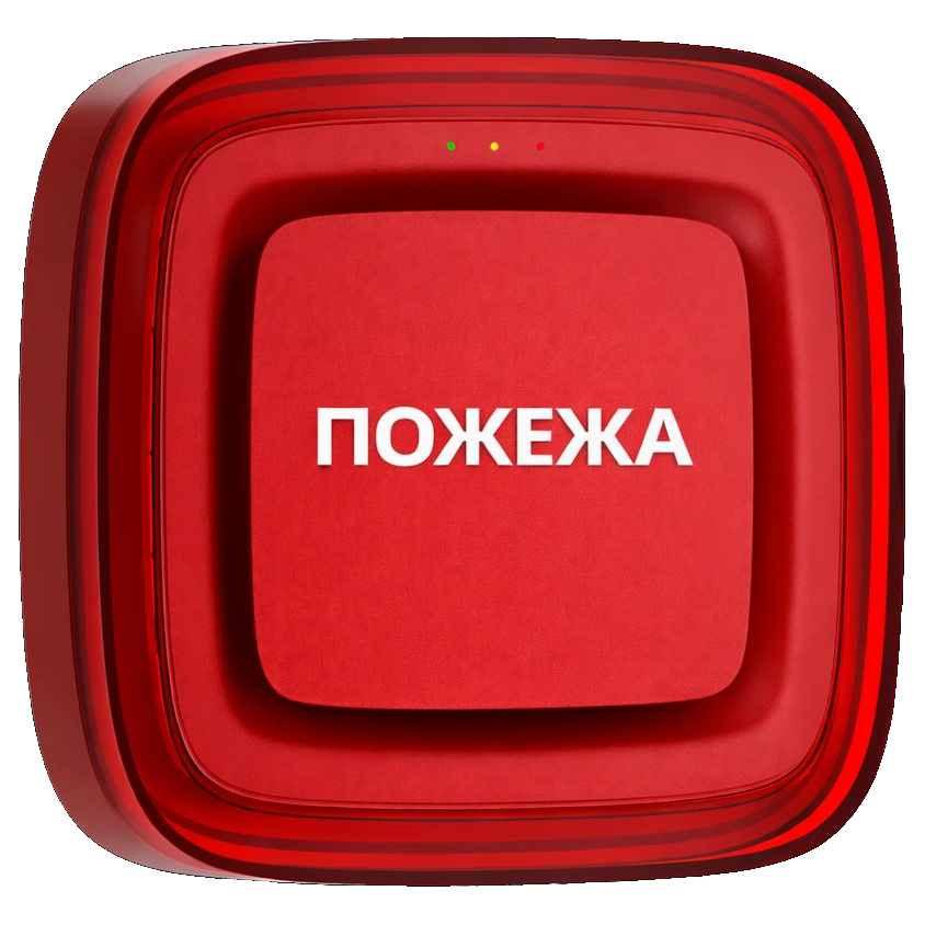 ajax en54 fireprotect (sounder/vad) (8eu) asp red пожежний світлозвуковий cповіщувач