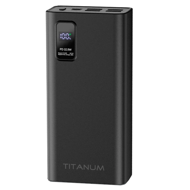 titanum 728s 30000mah 22.5w black повербанк