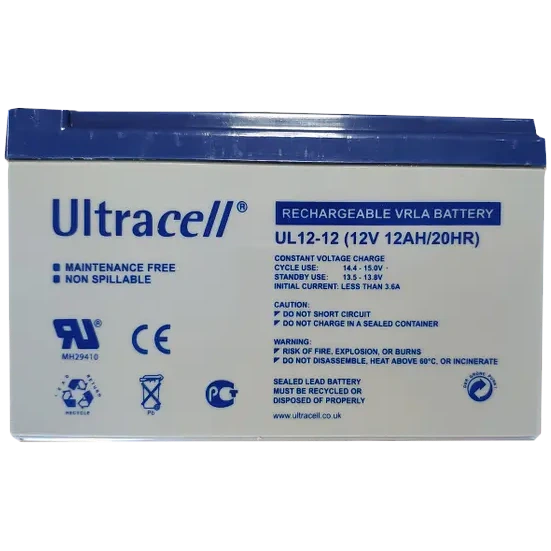 ultracell ucg 12-12 agm 12v 12 ah акумуляторна батарея