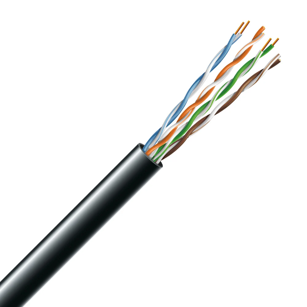 cat. 5e u/utp pe 4х2х24 awg, (74269) бухта 305м. кабель вита пара ззкм (utp мідь наружний)