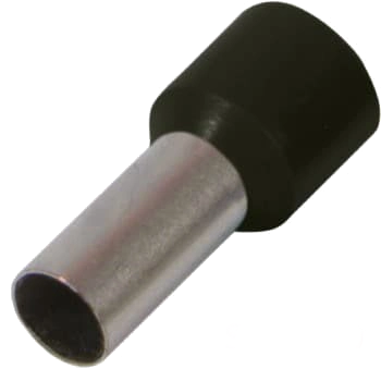 enext e.terminal.stand.e7508.black 0.75 кв.мм ізольований накінечник втулковий чорний