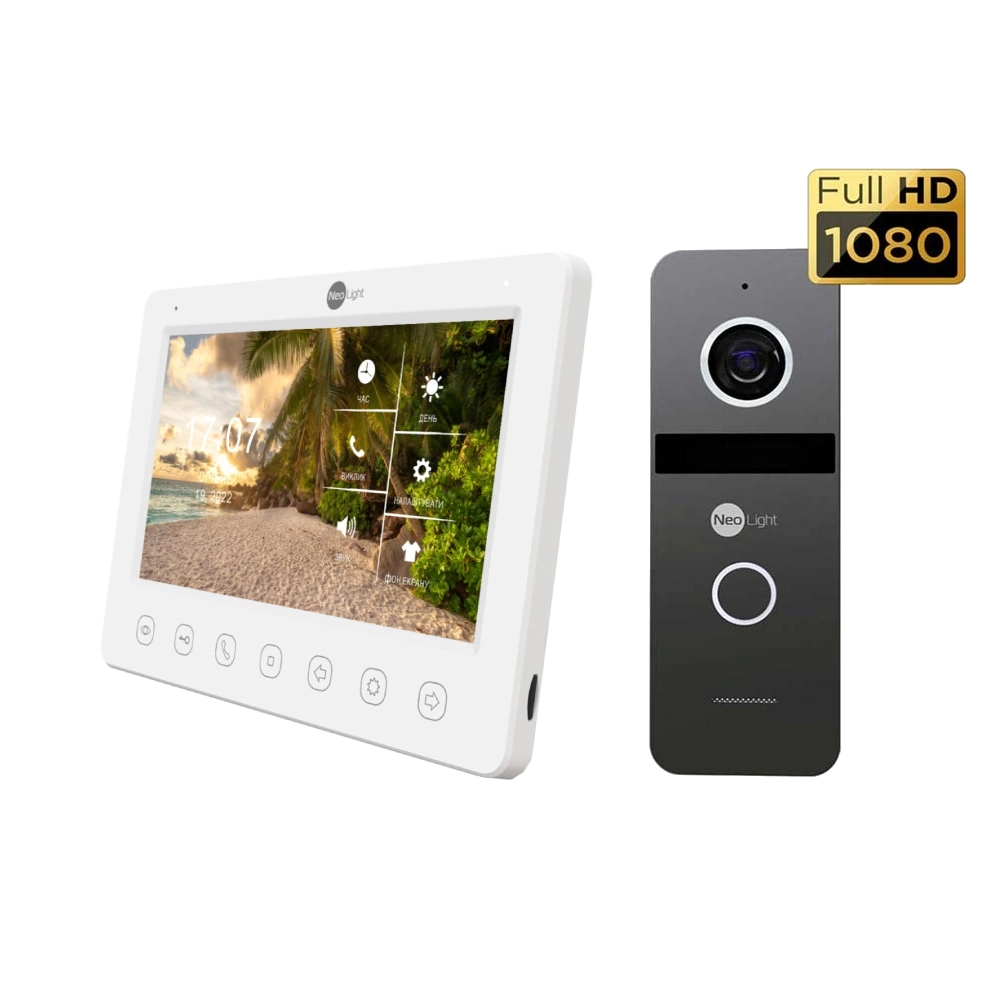 kappa hd kit graphite комплект відеодомофона neolight