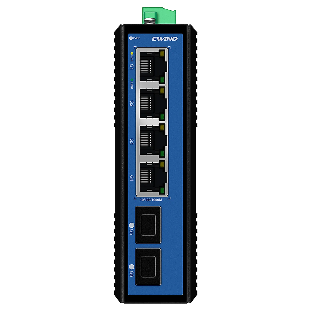ewind ew-pis1806-4ge комутатор 6 портів некерований