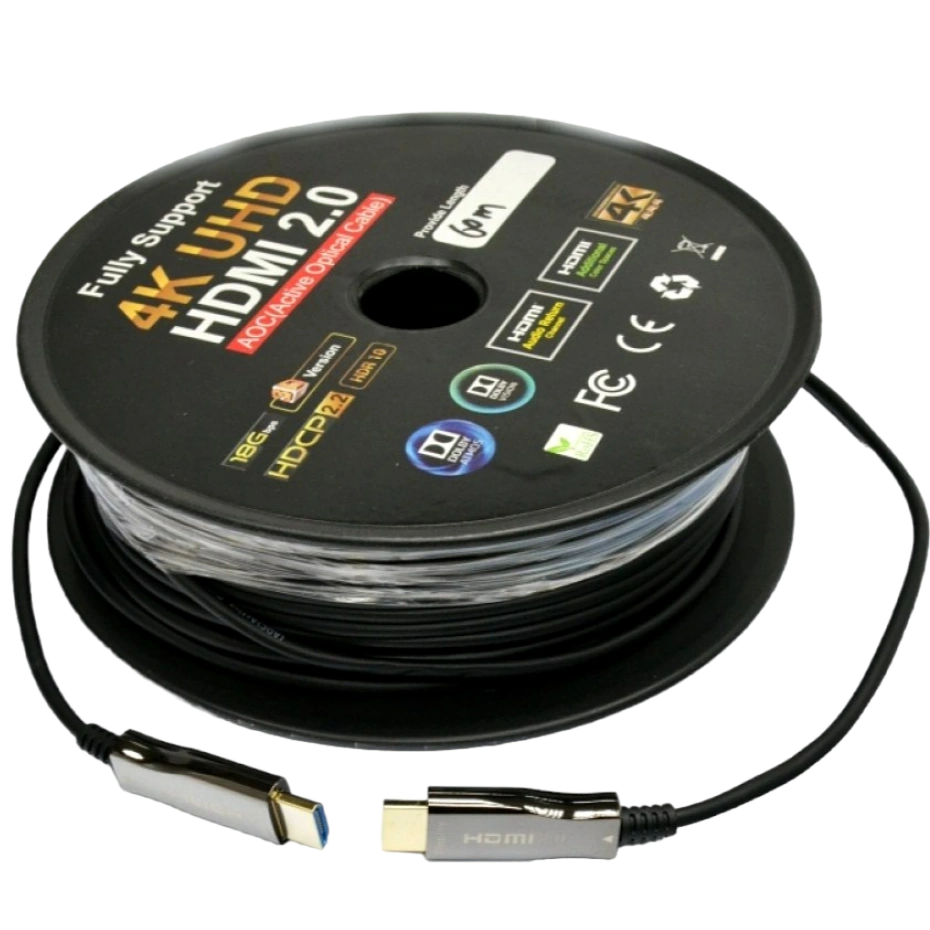 hdmi 2.0 патчкорд 60м 4k uhd (aoc)