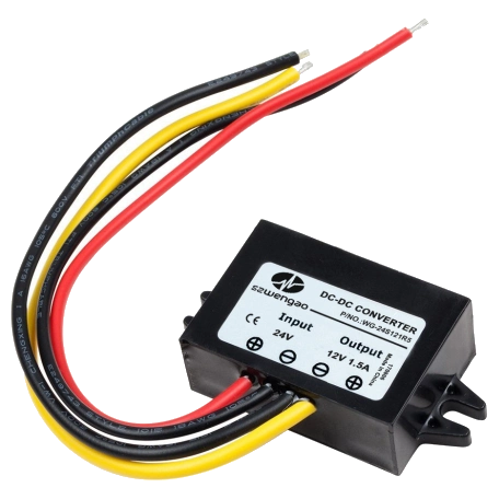 dc/dc 24v-12v 1.5a, ip67, 18w перетворювач інвертор