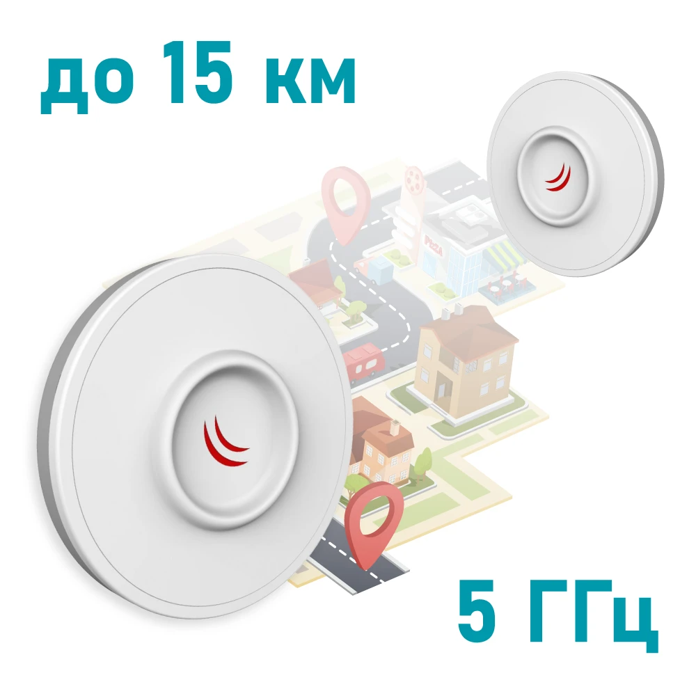 mikrotik disc lite5 (rbdisc-5nd) 5ghz wi-fi точка доступу з посиленою антеною