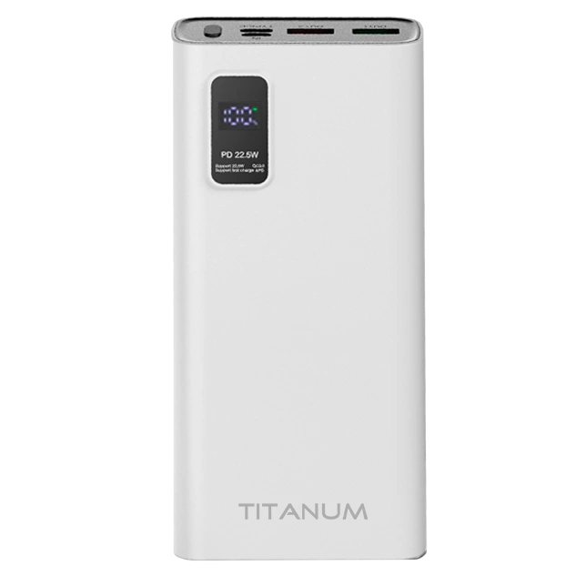 titanum 727s white 20 000 ма•г повербанк