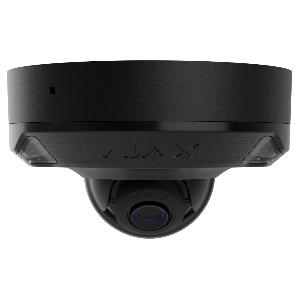 ajax domecam mini hl (5 mp/2.8 mm) black ip відеокамера