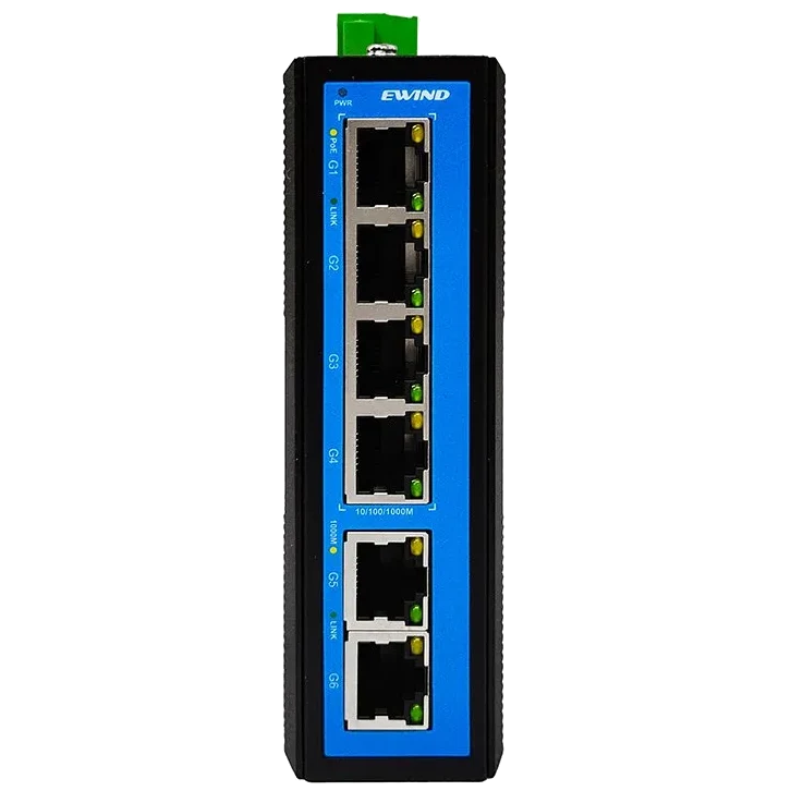 ewind ew-pis1806ge комутатор 6 портів некерований