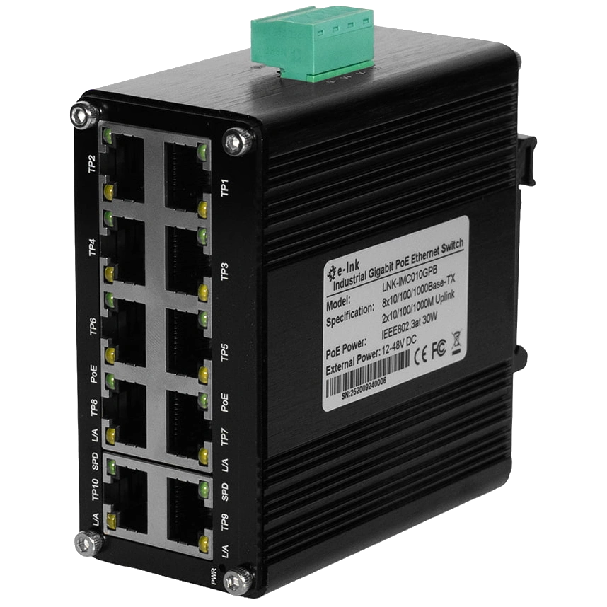e-link lnk-imc010gpb комутатор 10 портів некерований