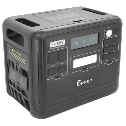 fossibot f2400 2200w/2048wh mppt 500w lifepo₄ портативний зарядний пристрій