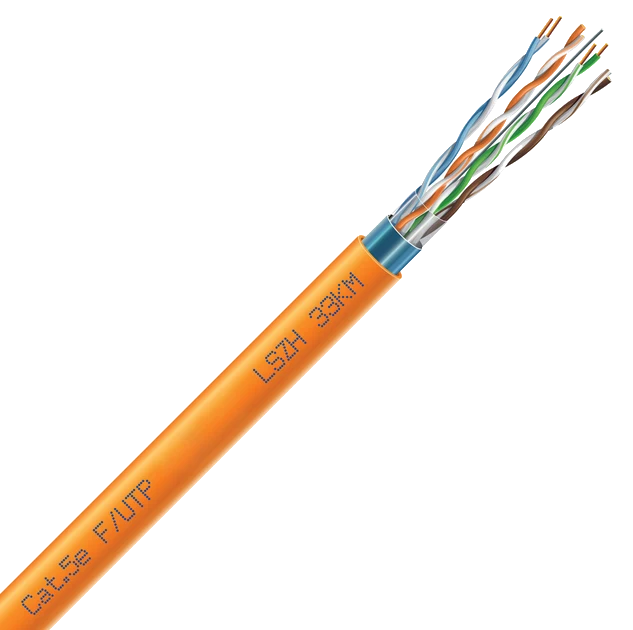 cat. 5e f/utp lszh 4х2х24 awg (7091004) бухта 305м. кабель кручена пара ззкм (ftp мідь безгалоговий lszh)