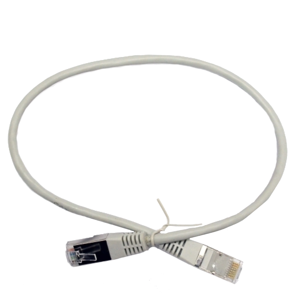 патч-корд u/ftp l&w electronical 0.5 м, кат. 6а, 30awg slim, lw