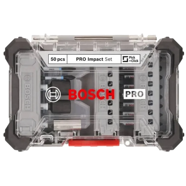 bosch pro impact set 50 шт набір насадок