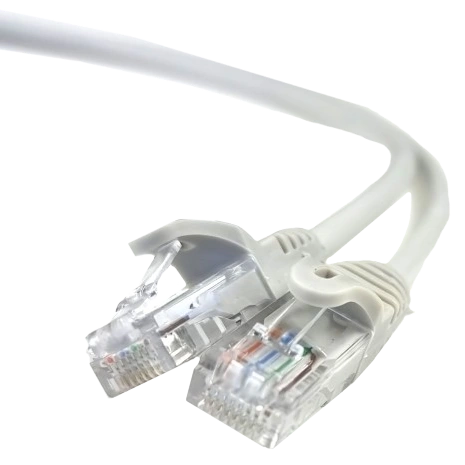 utp cat5e патч-корд сірий 0.5м