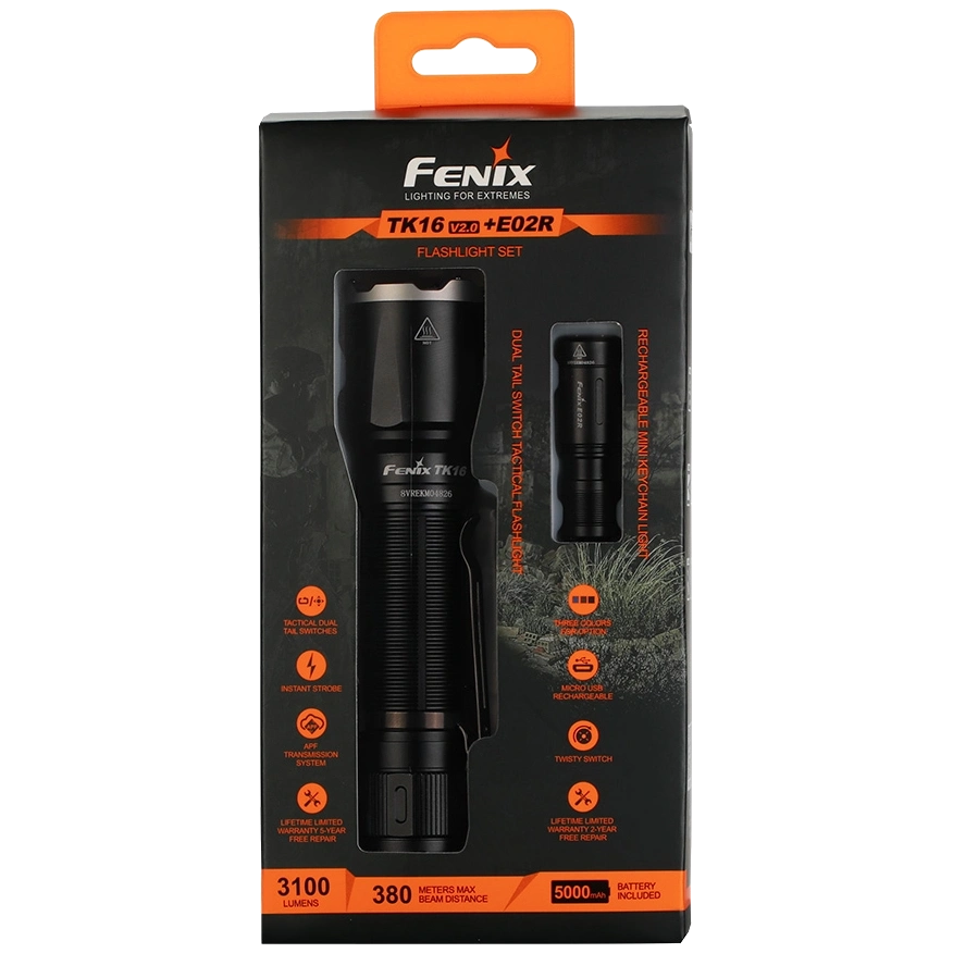 Fenix TK16 V2.0 + E02R