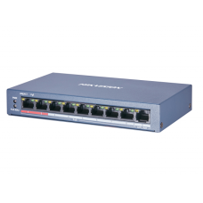 hikvision ds-3e0109p-e/m(b) poe комутатор 8 портів некерований