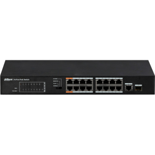 dh-pfs3117-16et-135 16-портовий некерований poe комутатор