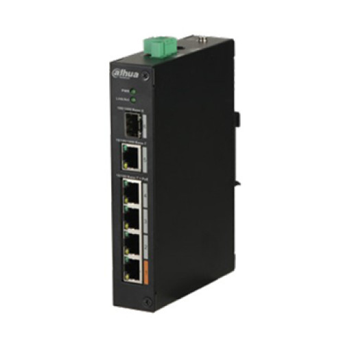 dahua dh-pfs3106-4et-60 poe комутатор 4 порти некерований
