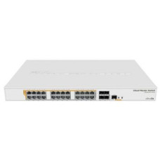 mikrotik crs328-24p-4s+rm poe комутатор 24 порти керований